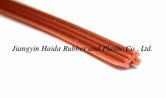 China Extruded Silicone U Shaped Rubber Seals For Car Window And Door supplier